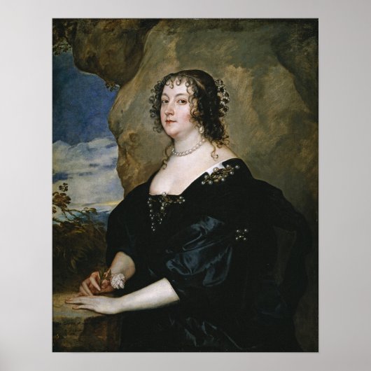 Van Dyck - Diana Cecil Countess Of Oxford ポスター (正面)