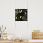 Van Dyck - George Gage With Two Men ポスター (キッチン)