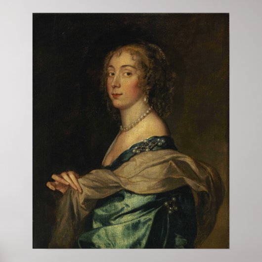 Van Dyck - Penelope Lady Bayning Later Lady Herbe. ポスター (正面)