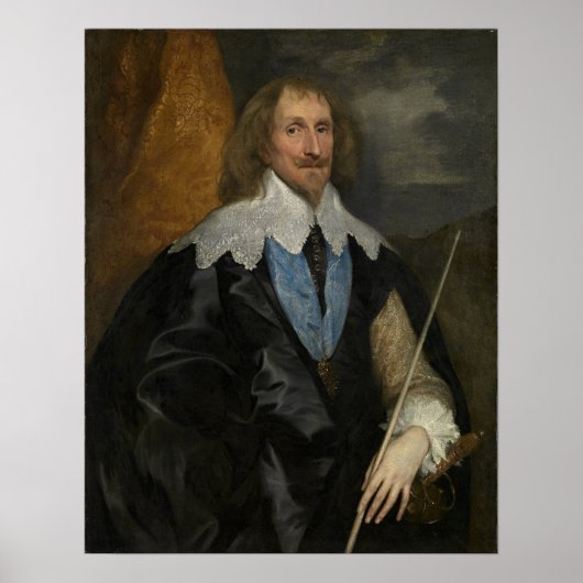 Van Dyck - Philip Herbert 4th Earl Of Pembroke ポスター (正面)