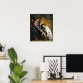 Van Dyck - Vision Of 賛美 Hermann Joseph ポスター (ホームオフィス)