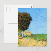 Van Gogh - A Lane Near Arles, ポストカード (正面/裏面)