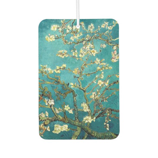 Van Gogh Almond Blossoms Classic Impressionism カーエアーフレッシュナー (正面)
