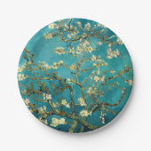 Van Gogh Almond Blossoms Classic Impressionism ペーパープレート (正面)