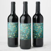 Van Gogh Almond Blossoms Classic Impressionism ワインラベル (ボトル)