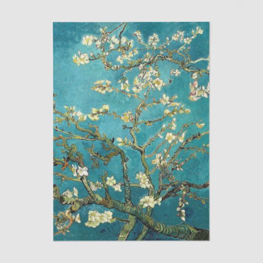 Van Gogh Almond Blossoms Classic Impressionism 薄葉紙 (正面)