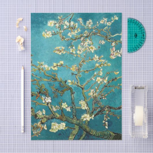 Van Gogh Almond Blossoms Classic Impressionism 薄葉紙 (クラフト)