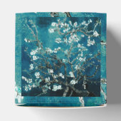 Van Gogh Almond Blossoms Dark Teal フェイバーボックス (上部)