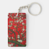 Van Gogh Almond Blossoms Red キーホルダー (裏面)