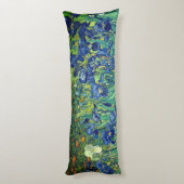 Van Gogh Art Irises ボディピロー (裏面 (縦))