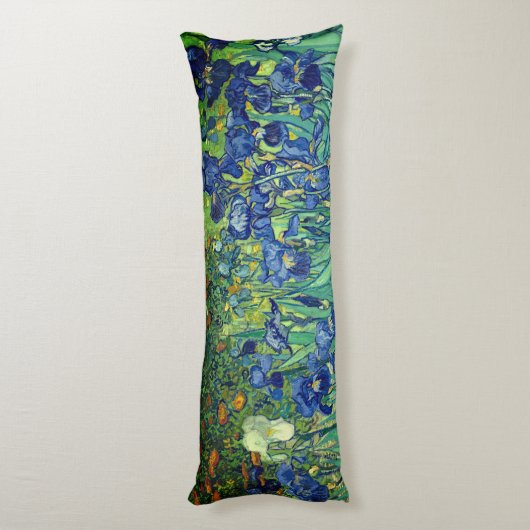 Van Gogh Art Irises ボディピロー (裏面 (縦))