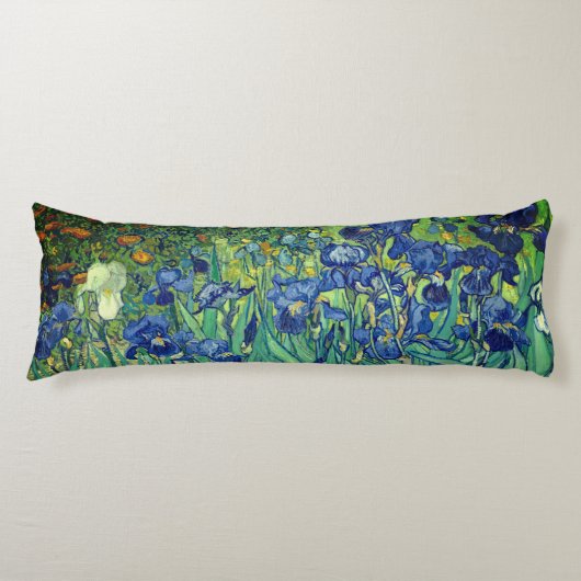 Van Gogh Art Irises ボディピロー (正面)