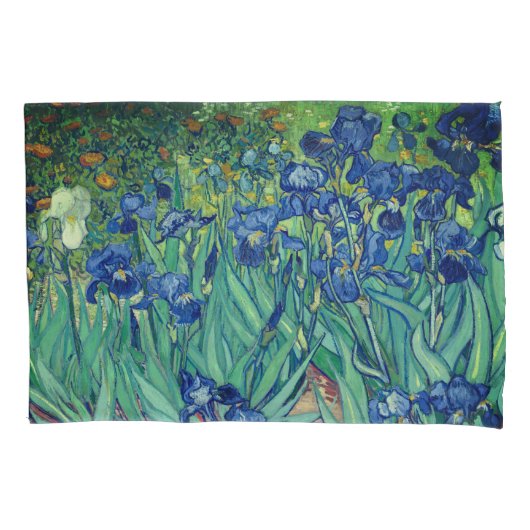 Van Gogh Art Irises 枕カバー (正面)