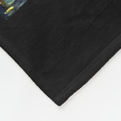 Van Gogh Art Starry Night - Funny Ragdoll Cat Arti フリースブランケット (角)