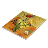 Van Gogh artwork, Japanese Vase with Roses, タイル (側面)