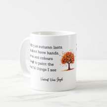Van Gogh Autumn Quote Decor For Home