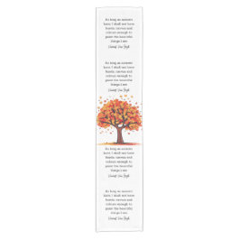 Van Gogh Autumn Quote Decor For Home ショートテーブルランナー