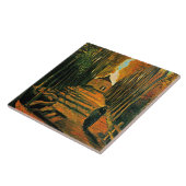 Van Gogh, Avenue of Poplars at Sunset, タイル (側面)