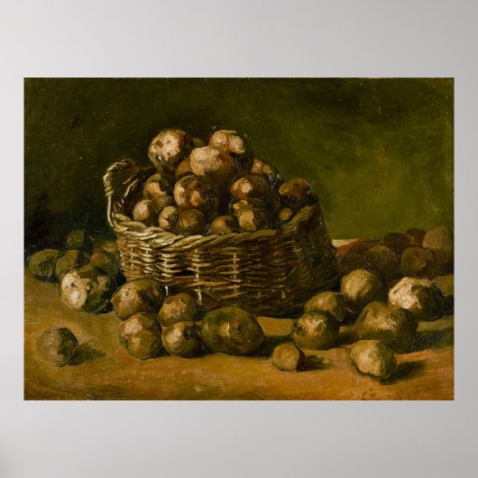 Van Gogh Basket of Potatoes ポスター (正面)