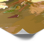 Van Gogh Basket of Potatoes, Leaves, Vegetables  ポスター (角)