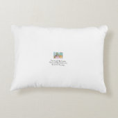 Van Gogh Bedroom tribute painting by me. アクセントクッション (裏面)