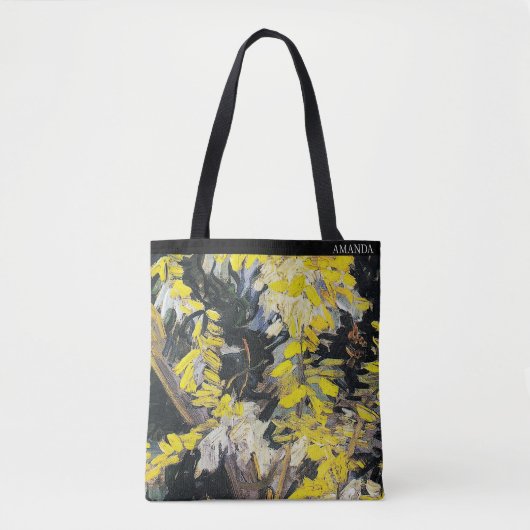 Van Gogh – Blossoming Acacia Branches Personalized トートバッグ (正面)