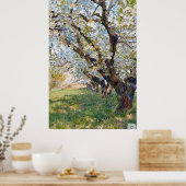 Van Gogh Blossoming Apricot Trees ポスター (キッチン)