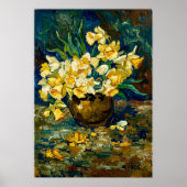 Van Gogh Bowl with Daffodils  ポスター (正面)