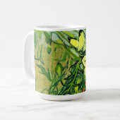 Van Gogh - Butterflies and Poppies コーヒーマグカップ (正面左)