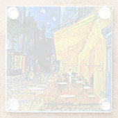 Van Gogh - Cafe Terrace ガラスコースター (裏面)