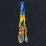 Van Gogh - Cafe Terrace ネクタイ<br><div class="desc">Vincent van Gogh painting,  Café Terrace,  neck tie.</div>