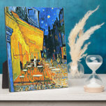 Van Gogh - Café Terrace フォトプラーク<br><div class="desc">Café Terrace,  popular painting by Vincent.</div>