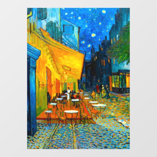 Van Gogh Café Terrace at Night ウィンドウサイン (シート)