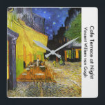 Van Gogh , “Cafe Terrace at Night” スクエア壁時計<br><div class="desc">私は“Cafe Terrace at Night”が好きな人のためにこの製品を作りました。</div>