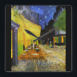 Van Gogh , “Cafe Terrace at Night” スクエア壁時計<br><div class="desc">私はVanGoghが好きな人のためにこの壁掛け時計を作りました。 (Designed by KOBAYASHI, Michinobu)</div>