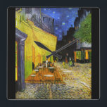 Van Gogh , “Cafe Terrace at Night” スクエア壁時計<br><div class="desc">私はVanGoghが好きな人のためにこの壁掛け時計を作りました。 (Designed by KOBAYASHI, Michinobu)</div>