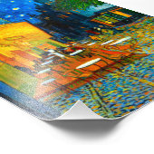 Van Gogh Café Terrace at Night フォトプリント (角)