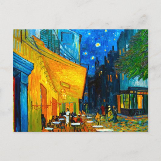 Van Gogh Café Terrace at Night ポストカード (正面)