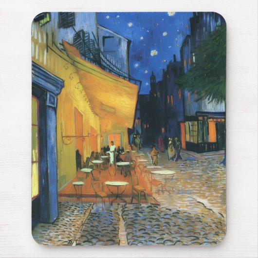 Van Gogh ,Cafe Terrace at Night マウスパッド (正面)