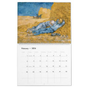 Van Gogh Calendar 2026- Impressionism カレンダー (2月 2026)