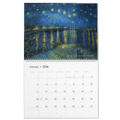 Van Gogh Calendar 2026- Impressionism カレンダー (1月 2026)