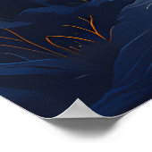 van Gogh Cat Art ポスター (角)