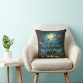 Van Gogh Christmas Starry Night Throw Pillow クッション (椅子)