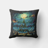 Van Gogh Christmas Starry Night Throw Pillow クッション (裏面)