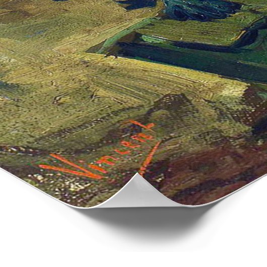 Van Gogh Cineraria in a Flowerpot ポスター (角)