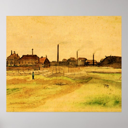 Van Gogh - Coalmine in the Borinage, ポスター (正面)