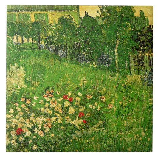 Van Gogh - Daubigny's Garden, タイル (正面)