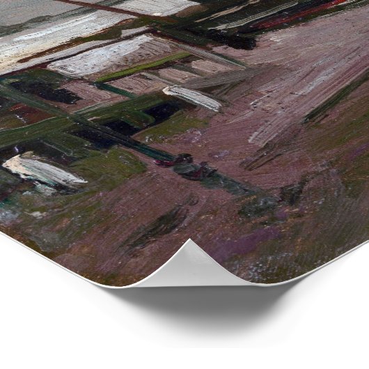 Van Gogh De Ruijterkade in Amsterdam ポスター (角)