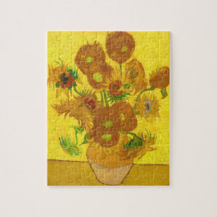 Van Gogh Fifteen Sunflowers In A Vase Fine Art ジグソーパズル
