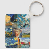 Van Gogh Fine Art Collage キーホルダー (裏面)